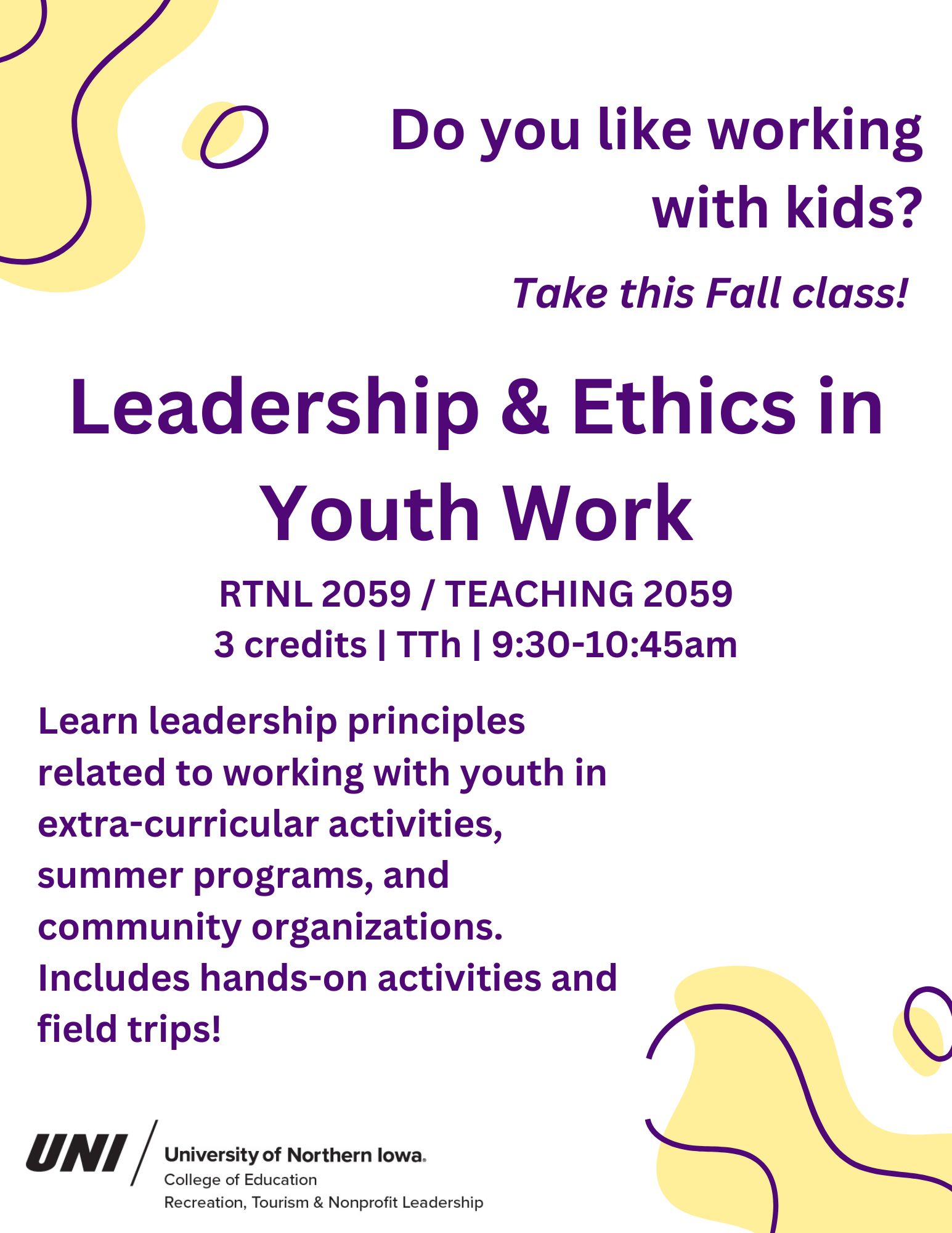 Leadership & Ethics in Youth Settings